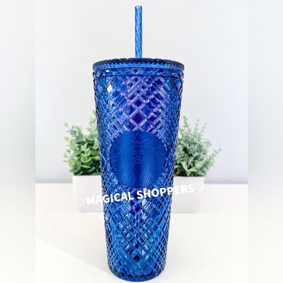 Starbucks Other - ❤️ NEW Starbucks | 2022 Holiday Blue Azure Iridescent Venti Tumbler Cup 24oz NWT